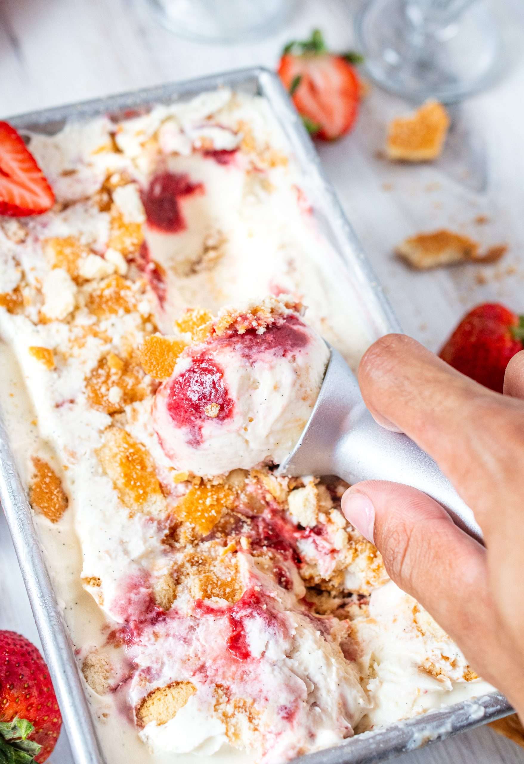 Easy No-Churn Strawberry Shortcake Ice Cream: Your Summer Treat